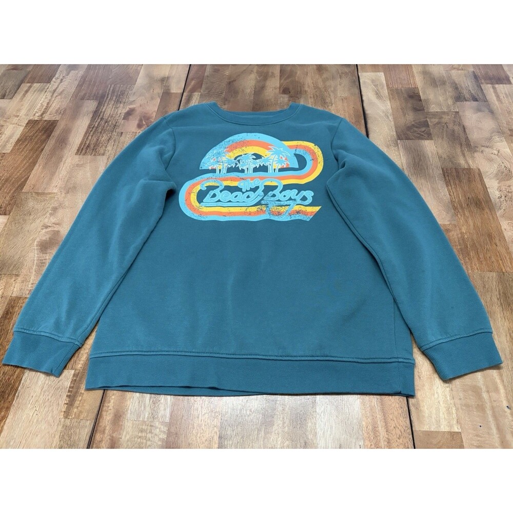 Beach Boys Sweatshirt Mens Large Sweater Fleece Pullover Graphic Crewneck Music